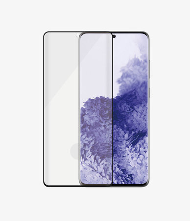 PanzerGlass - Gehärtetes Glas Case Friendly AB für Samsung Galaxy S21 Ultra, Fingerprint komp., schwarz