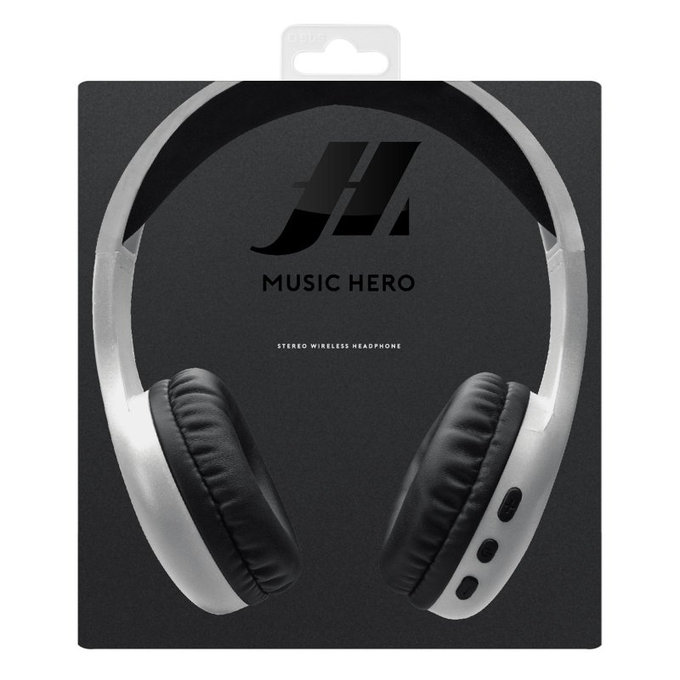 SBS - Drahtloser Kopfhörer mit Mikrofon, weiß