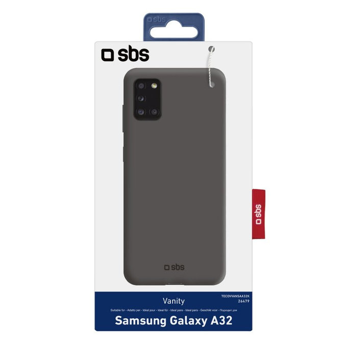 SBS - Fall Vanity für Samsung Galaxy A32, schwarz