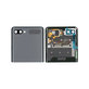 Samsung Galaxy Z Flip 5G F707B - LCD Display + Touchscreen Front Glas + Rahmen (Externe) (Mystic Gray) - GH96-13806A Genuine Service Pack