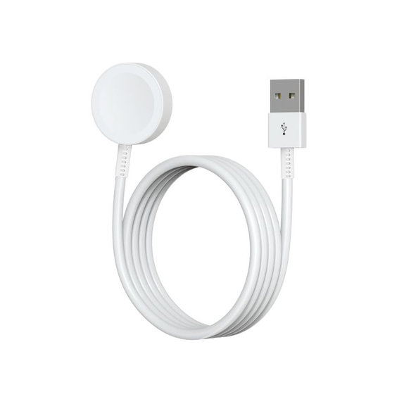 Magnetisches Ladegerät für Apple Watch, USB-A, 1 m, Stainless Steel, bulk