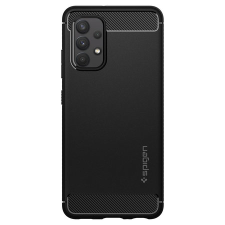 Spigen - Hülle Rugged Armor für Samsung Galaxy A52 a A52 5G, schwarz