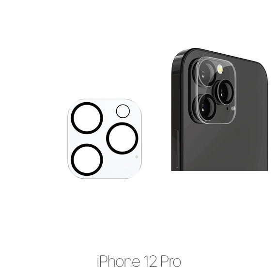 FixPremium Glass - Gehärtetes Glas für die rückwärtige Kameralinse für iPhone 12 Pro