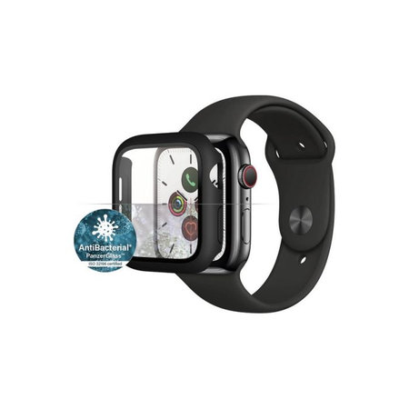 PanzerGlass - Gehärtetes Glas Full Body AB für Apple Watch 4, 5, 6, SE (1st gen) und SE (2nd gen) 40mm, schwarz