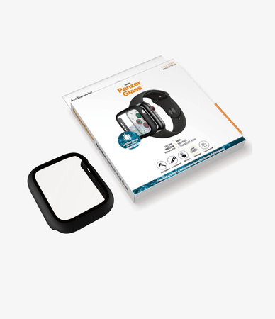 PanzerGlass - Gehärtetes Glas Full Body AB für Apple Watch 4, 5, 6, SE (1st gen) und SE (2nd gen) 40mm, schwarz