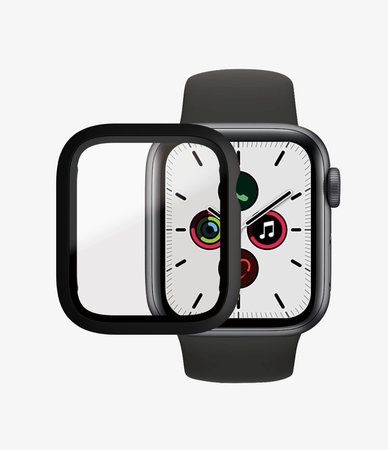 PanzerGlass - Gehärtetes Glas Full Body AB für Apple Watch 4, 5, 6, SE (1st gen) und SE (2nd gen) 40mm, schwarz