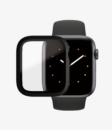 PanzerGlass - Gehärtetes Glas Full Body AB für Apple Watch 4, 5, 6, SE (1st gen) und SE (2nd gen) 44mm, schwarz