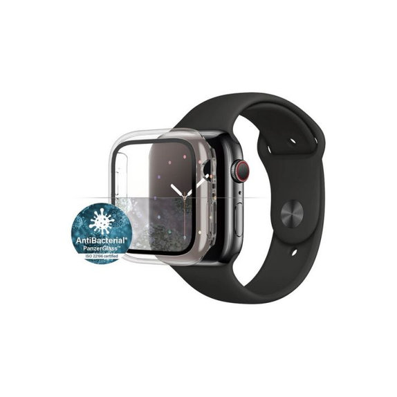 PanzerGlass - Gehärtetes Glas Full Body AB für Apple Watch 4, 5, 6, SE (1st gen) und SE (2nd gen) 44mm, transparent