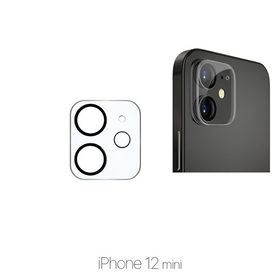 FixPremium Glass - Gehärtetes Glas für die rückwärtige Kameralinse für iPhone 12 mini