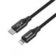 Baseus - Lightning / USB-C Kabel (1m), schwarz