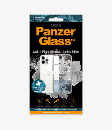 PanzerGlass - Fall ClearCase AB für iPhone 12 Pro Max, silver