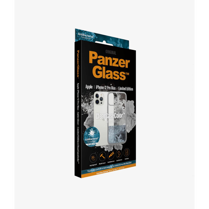PanzerGlass - Fall ClearCase AB für iPhone 12 Pro Max, silver