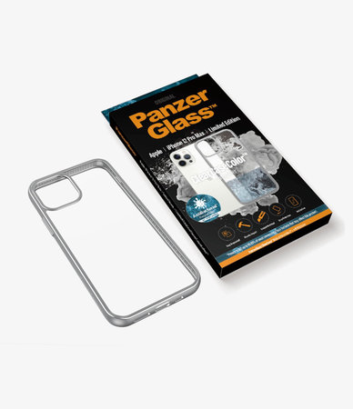 PanzerGlass - Fall ClearCase AB für iPhone 12 Pro Max, silver