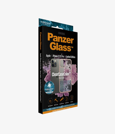 PanzerGlass - ClearCase AB Hülle für iPhone 12/12 Pro, Roségold