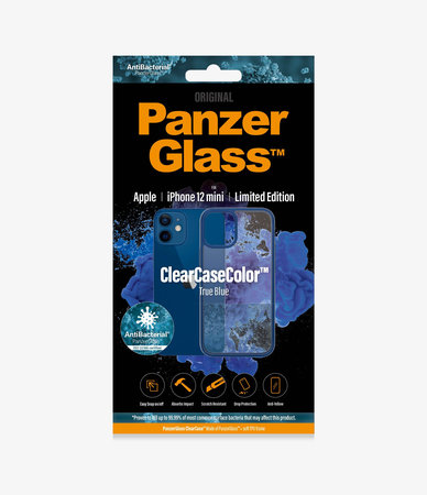 PanzerGlass - Fall ClearCase AB für iPhone 12 mini, blue