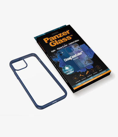 PanzerGlass - Fall ClearCase AB für iPhone 12 mini, blue