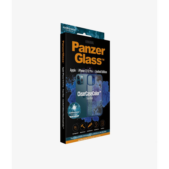 PanzerGlass - Fall ClearCase AB für iPhone 12 und 12 Pro, blue