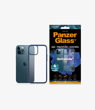 PanzerGlass - Fall ClearCase AB für iPhone 12 Pro Max, blue