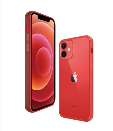 PanzerGlass - Fall ClearCase AB für iPhone 12 mini, red