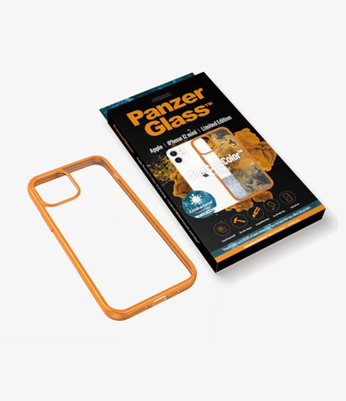 PanzerGlass - Fall ClearCase AB für iPhone 12 mini, orange