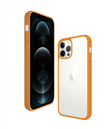 PanzerGlass - Fall ClearCase AB für iPhone 12 Pro Max, orange