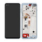 Motorola Moto G100 XT2125 - LCD Display + Touchscreen Front Glas + Rahmen (Iridescent Sky) - 5D68C18073 Genuine Service Pack