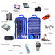 Kingsdun - Professionelles Schraubendreher-Set für Handy-, PC- & Elektronikreparatur 115in1