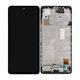 Xiaomi Redmi Note 10 Pro - LCD Display + Touchscreen Front Glas + Rahmen (Onyx Gray) - 56000200K600 Genuine Service Pack