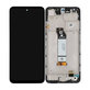 Xiaomi Redmi Note 10 5G - LCD Display + Touchscreen Front Glas + Rahmen (Graphit Grey) - 5600020K1900 Genuine Service Pack