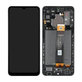 Samsung Galaxy A32 5G A326B - LCD Display + Touchscreen Front Glas + Rahmen (Awesome Black) - GH82-25121A, GH82-25122A Genuine Service Pack