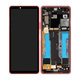 Sony Xperia 10 III - LCD Display + Touchscreen Front Glas + Rahmen (Pink) - A5034095A Genuine Service Pack