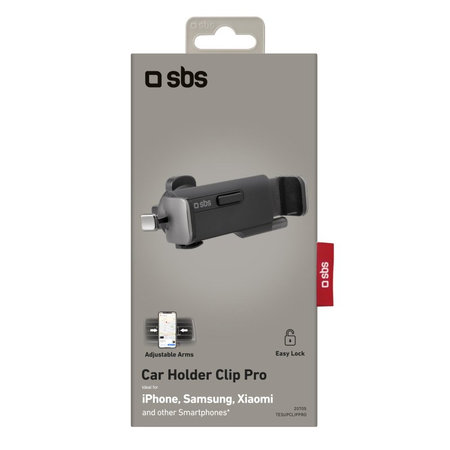 SBS - Autohalterung Clip Pro, universelle Lüftungshalterung, schwarz