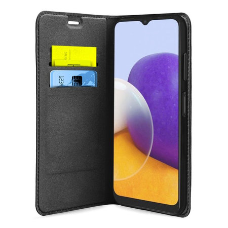 SBS - Fall Book Wallet Lite für Samsung Galaxy A22 5G, schwarz