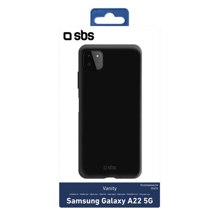 SBS - Hülle Vanity für Samsung Galaxy A22 5G, schwarz