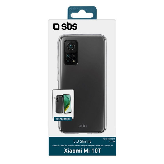 SBS - Hülle Skinny für Xiaomi Mi 10T, transparent