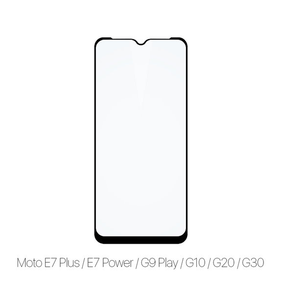 FixPremium FullCover Glass - Gehärtetes Glas für Motorola Moto E7 Plus, E7 Power, G9 Play, G10, G20 und G30