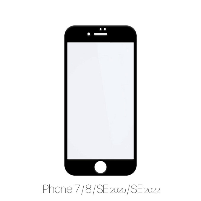 FixPremium FullCover Glass - Gehärtetes Glas für iPhone 7, 8, SE 2020 und SE 2022