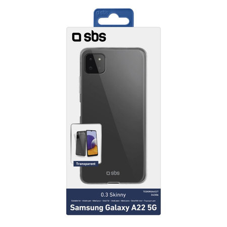 SBS - Hülle Skinny für Samsung Galaxy A22 5G, transparent