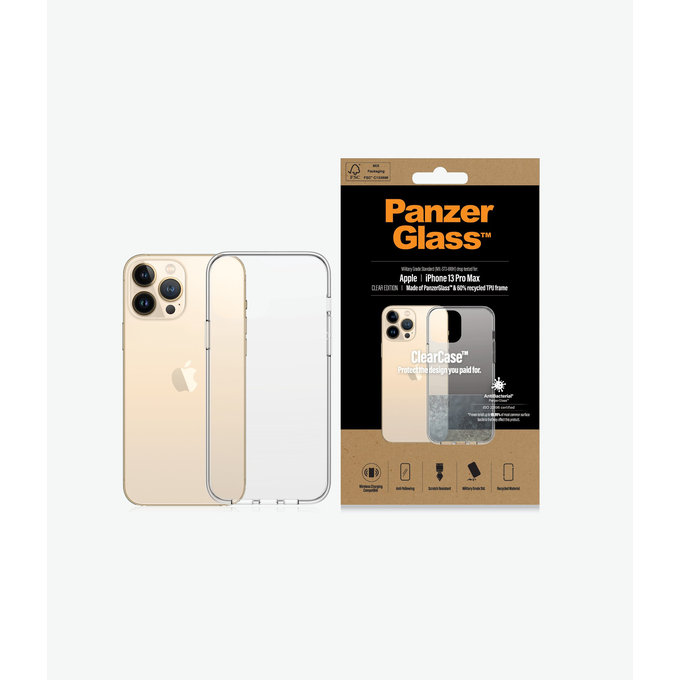 PanzerGlass - Hülle ClearCase AB für iPhone 13 Pro Max, transparent