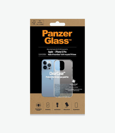 PanzerGlass - Hülle ClearCase AB für iPhone 13 Pro, transparent