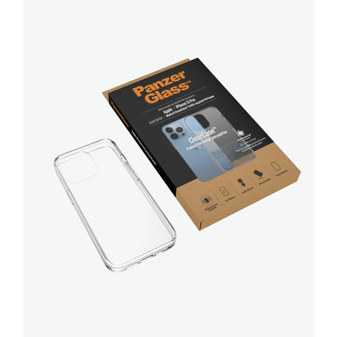 PanzerGlass - Hülle ClearCase AB für iPhone 13 Pro, transparent