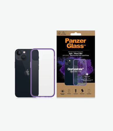 PanzerGlass - Hülle ClearCaseColor AB für iPhone 13 mini, grape