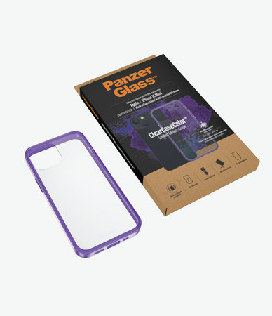 PanzerGlass - Hülle ClearCaseColor AB für iPhone 13 mini, grape
