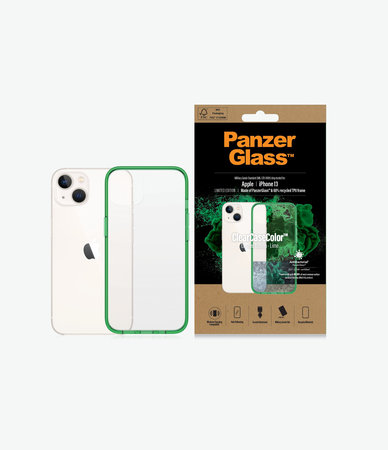 PanzerGlass - Fall ClearCaseColor AB für iPhone 13, lime