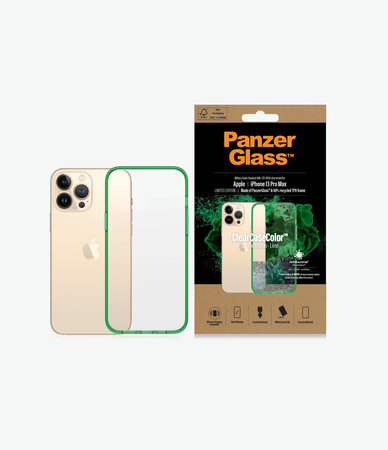 PanzerGlass - Fall ClearCaseColor AB für iPhone 13 Pro Max, lime
