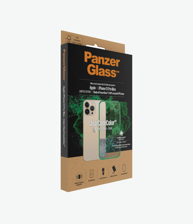 PanzerGlass - Fall ClearCaseColor AB für iPhone 13 Pro Max, lime