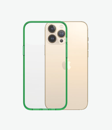 PanzerGlass - Fall ClearCaseColor AB für iPhone 13 Pro Max, lime