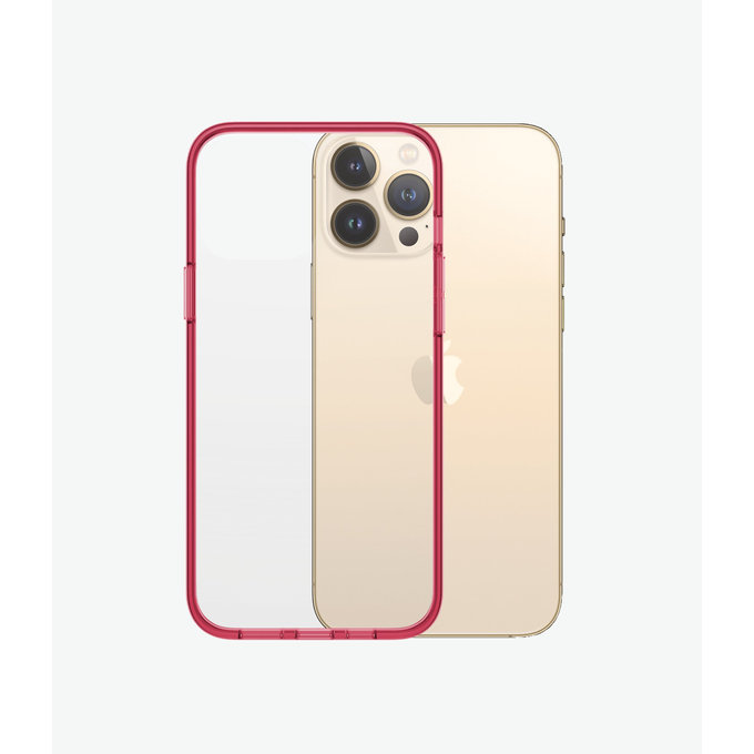 PanzerGlass - Hülle ClearCaseColor AB für iPhone 13 Pro Max, strawberry