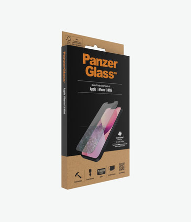 PanzerGlass - Gehärtetes Glas Standard Fit AB für iPhone 13 mini, transparent