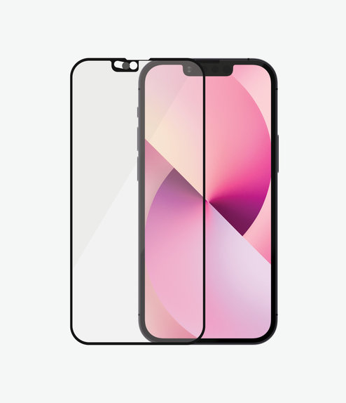 PanzerGlass - Gehärtetes Glas Case Friendly CamSlider AB für iPhone 13 mini, schwarz